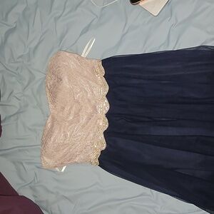 Homecoming lace & sequin dress